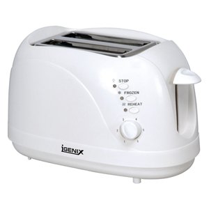 2 Slice White Toaster