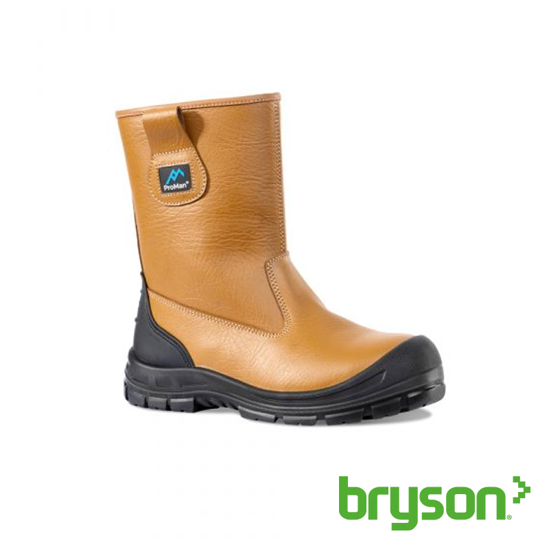 Rockfall Chicago S3 SRC Rigger Boots - Tan
