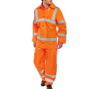 Orange Lightweight Jacket & Trouser Suit