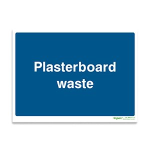 Plasterboard Waste Sign