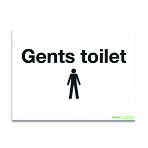 Gents Toilets Sign