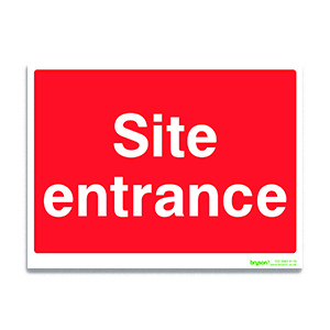 Site Entrance Sign